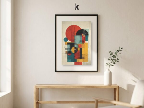 Cuadro Bauhaus Geométrico