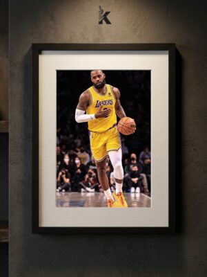 Cuadro Lebron James Dribble Lakers