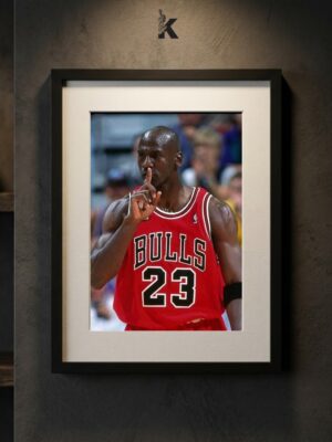 Cuadro Michael Jordan Bulls Silencio