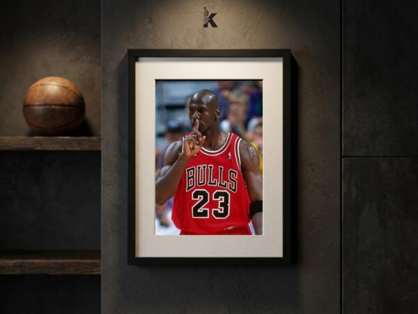 Cuadro Michael Jordan Bulls Silencio