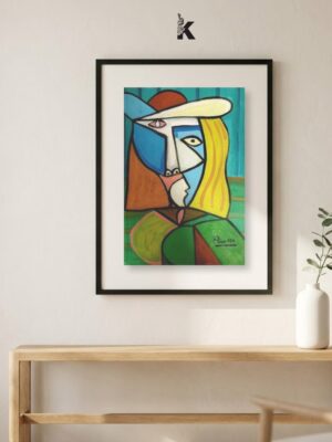 Cuadro Picasso Retrato con Sombrero
